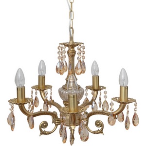 Подвесная люстра Abrasax Sylvia L.8110-5YB в виде свечи