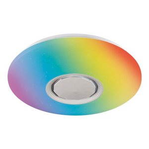 Потолочный светильник круглый RGB светодиодный с пультом и MP3 Ambrella Orbital FF201