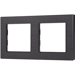Рамка алюминиевая FRM-PRESTO-ALS-2-BK Arlight 043855