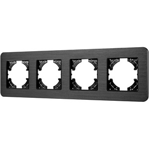 Рамка алюминиевая FRM-AKIRY-AL-4-BK Arlight 049732