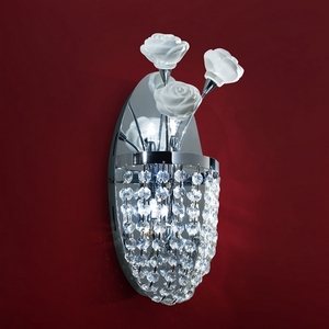 Бра Eletto Rosa Bianco EL325W02.1 с розой