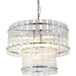 Подвесная люстра KG1112P-7 chrome/clear DeLight Collection Ruby