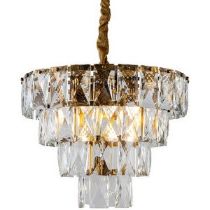 Подвесная люстра KG1113P-7 brass/clear DeLight Collection Amazone