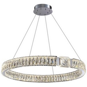 Подвесная люстра светодиодная Delight Collection D8010 D8010P/R/D600 silver кольцо