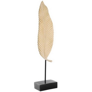 Статуэтка Перо Eglo Gifu 427076 L130, B90, H570, пластик, золотой, черный