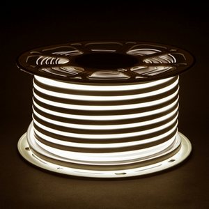 Светодиодная лента 001 220V 9,6 IP67 LS001 Elektrostandard LS Гибкий неон 9,6W 120Led 2835 односторонний дневной белый, 50 м