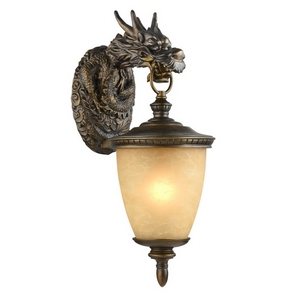 Настенный уличный фонарь IP44 Favourite Dragon 1716-1W с животными