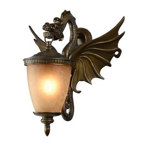 Настенный уличный фонарь IP44 Favourite Dragon 1717-1W с животными