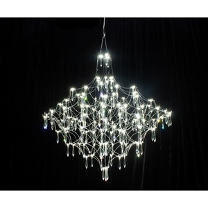Подвесная люстра led подвесная диммируемая Kink Light Галанта 07881-60,02(21) хром Led 34*0,5W (3000-6000K) с пультом ДУ