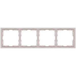 Рамка 4-постовая кашемир матовый Kollinger Eclipse EC4CM