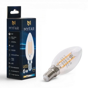 Лампочка светодиодная MyFar Базис E14 MB1001E14-6W3K