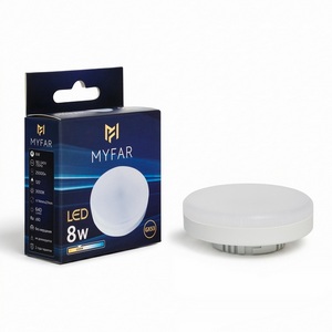 Лампочка светодиодная MyFar Базис GX53 MB1301GX53-8W3K