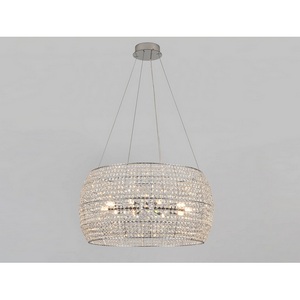 Подвесная люстра хрустальная Newport 8670 8670/60 C chrome