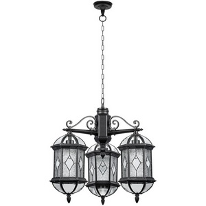 Уличный светильник подвесной IP44 Oasis Light SORENTO 92670 3 cover Bl в виде фонаря