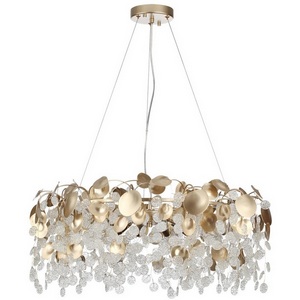 Подвесная люстра Odeon Light Coins 5104/10 золотистый/прозрачный металл/стекло E14 10*40W 220В