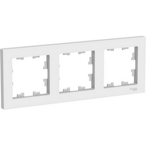 Рамка на 3 поста (белый) Systeme Electric AtlasDesign ATN000103