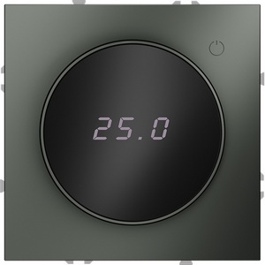 Терморегулятор электронный VOLTUM S70 VLS070106 с индикацией и датчиком для теплого пола, (титан)