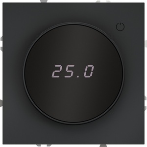 Терморегулятор электронный VOLTUM S70 VLS070107 с индикацией и датчиком для теплого пола, (графит)