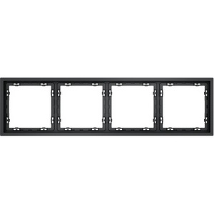 Рамка на 4 поста (графит) Voltum S70 VLS100407