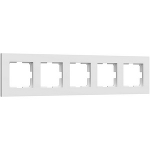 Рамка на 5 постов (белый софт) Werkel W0052961 (a067786)