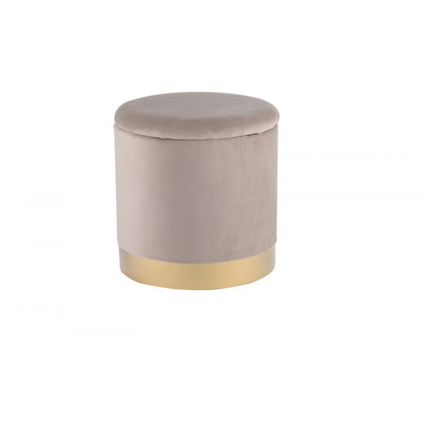 Пуф FS-006-40 темно (14) ESF dark beige  фото